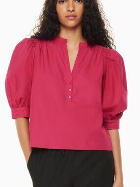 Aritzia Little Moon Fredo Poplin Top - new with tags